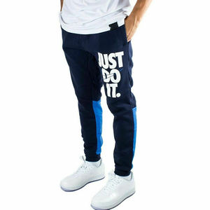 Pantalones de chándal ajustados activos ligeros para hombre, joggers de cintura baja personalizables para gimnasio, ropa de calle, método de tejido no tejido bordado - Product Image 1