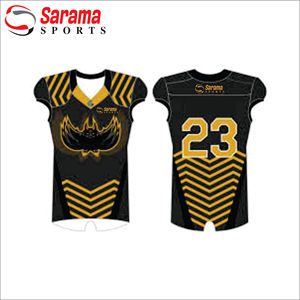 Último diseño personalizado uniforme americano buen precio uniformes de fútbol para hombres Jersey personalizado, - Product Image 2