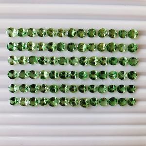 หินอัญมณีสีเขียวธรรมชาติเกรด savorite ได้รับการรับรองว่า IGI พลอยทรงรีตัดแบบหลวม - Product Image 4