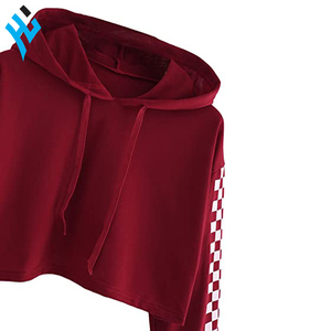 2025 New Latest Fashion Short Casual Autumn Winter Streetwear Pullover Women's Crop Hoodies - Product Image 4