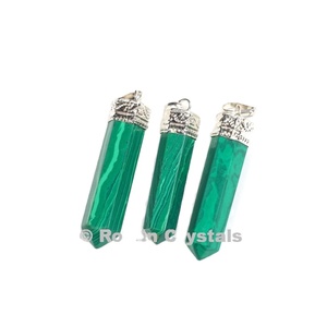 Colgante de lápiz de imitación antiguo tallado y grabado en ágata sintética, coleccionable de arte - Product Image 1