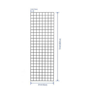 แผงผนังตะแกรงโลหะสี่เหลี่ยมสำหรับชั้นวางโชว์ - Product Image 5