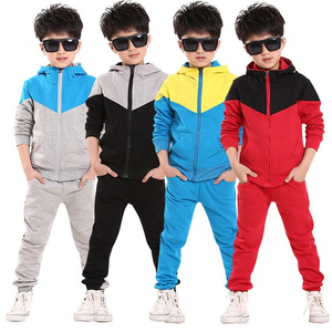 Survêtement en polaire pour enfants, 2 pièces, ensemble de haute qualité, pour garçons, 2020 - Product Image 6