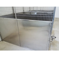 Hondenkennels van roestvrij staal