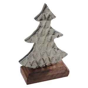 ของตกแต่งบ้านและเทศกาลคริสต์มาส ดีไซน์ตุ๊กตาหมีไม้เคลือบโลหะเงิน ขั้นต่ำ 100 ชิ้น - Product Image 5