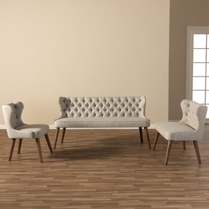 Industrial PU <b>Leather</b> Sectional Sofa Set for Living Room by Enterenprise - Product Image 1