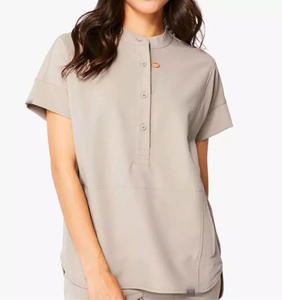 Ensemble de blouses médicales, imprimées, fermeture éclair blanche, joggers, hauts médicaux, antigrippe, pour femmes, uniforme de médecin, combinaison d'infirmière - Product Image 2