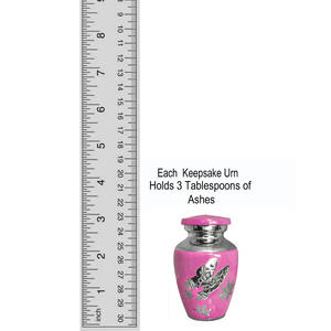 โกศบรรจุอัฐิรูปผีเสื้อสีชมพู สไตล์ยุโรป ทำจากอะลูมิเนียม สำหรับเก็บอัฐิมนุษย์ ความจุ 200 คิว ทนทาน เป็นมิตรกับสิ่งแวดล้อม - Product Image 5