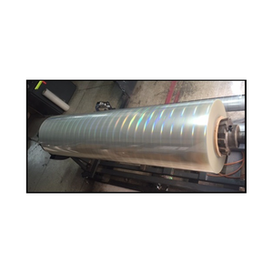 BOPP Base Transparent Holographique UV Vanish Lamination Cast Cure Film Soluble Dans L'eau Stretch Surface Douce Brillant Cast pour Papiers - Product Image 1