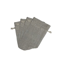 Pochette à cordon en coton bio de haute qualité avec logo personnalisé, recyclable et écologique, pour huiles essentielles, parfums, cadeaux et shopping