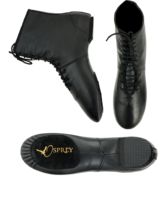 Zapatos de Baile de Jazz y Ballet de Media Suela de Cuero PU con Logotipo Personalizado y Color Personalizado para Mujer, Zapatos Profesionales para Entrenamiento de Baile, Kilts Escoceses