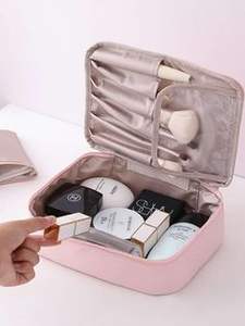 Bolsa de cosméticos de poliéster a prueba de polvo de alta calidad, cremallera de moda, logotipo personalizado, precio razonable, caramelo originario de Vietnam - Product Image 6