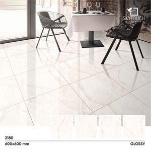 Carrelage mural fin grand format brun clair et blanc, carrelage de sol grand format, produits en promotion, carrelage en porcelaine antique brun - Product Image 3