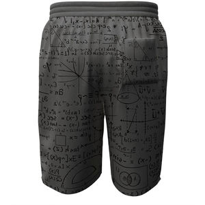 Pantalones cortos deportivos para hombre nueva moda al por mayor pantalones cortos de sudor ecológicos de lana de algodón estampados - Product Image 6