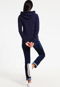 เสื้อกันหนาวมีฮู้ดสำหรับผู้หญิง,สไตล์ใหม่แบบรูดง่ายมีฮู้ดสำหรับผู้หญิง - Product Image 4