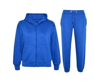 Trajes de chándal de primavera unisex con cremallera completa con capucha ropa deportiva poliéster/algodón - Product Image 4