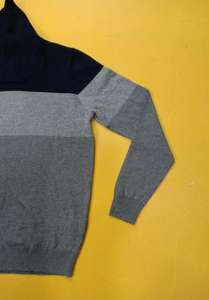 Autumn <b>Men's</b> Casual Cotton <b>Sweaters</b> Long Sleeve Stand Collar <b>V</b> <b>Neck</b> Anti-Shrink Quick Dry High Quality Branded Labels Pullover - Product Image 2