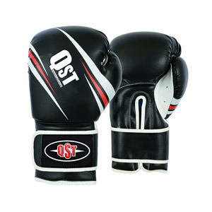 Guantes de boxeo de entrenamiento profesional con logotipo personalizado Diseño clásico de cuero de perforación dura para la práctica de artes marciales - Product Image 2