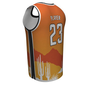 Endeavour-Camiseta y pantalones cortos de baloncesto, prenda personalizada con sublimación completa, Océano, Unisex, OEM - Product Image 2