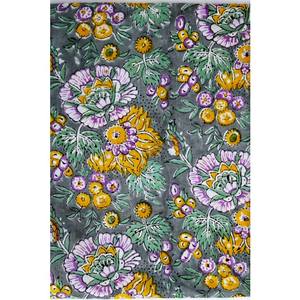 Beau tissu 100% coton écologique floral respirant par cour tissu d'impression numérique en coton biologique de haute qualité - Product Image 6