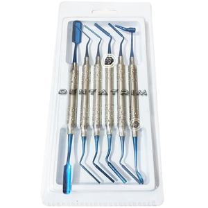 Instrumentos de Injerto Óseo Dental, Juego de 6 Piezas, Puntas Azules Precisas, Instrumentos de Injerto Óseo con Certificación CE, Paquete de 6 Años, Instrumentos Dentales - Product Image 4