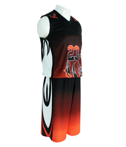 Custom Sublimation Print Basketball Jersey Set Breathable Sportswear with Plus Size Option XS Size for Adults - Product Image 4