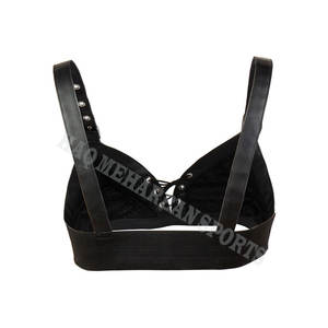 High Quality Summer Club Wear Breathable <b>Leather</b> Women <b>Sexy</b> Bra - Product Image 6