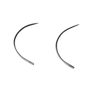 Harga terjangkau diskon besar CE ISO disetujui 6cm 9cm jarum jahit alat Wig tenun C jarum melengkung untuk ekstensi rambut