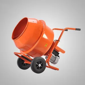 350L Multifunctional Hand Push Mixer Engineering Electric Concrete Mixer Small Drum Mixer