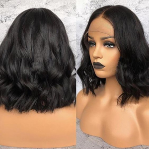 Luvin − perruque brésilienne naturelle, <span class=keywords><strong>cheveux</strong></span> de qualité Remy, <span class=keywords><strong>mi</strong></span>-<span class=keywords><strong>longs</strong></span>, 13x4, avec bonnet en dentelle, ondulée, avec baby-hairs, pour femmes - Product Image 3