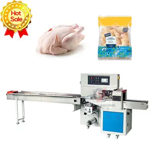 Full automatic plastic bag fish and chicken packing packaging machine