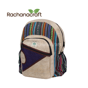 Thiết Kế Độc Đáo 100% Hemp 100% VEGAN Hippie Ba Lô Lễ Hội Ba Lô Thương Mại Công Bằng Thủ Công Với Tình Yêu Từ <span class=keywords><strong>Nepal</strong></span> Làm Bán Buôn - Product Image 3