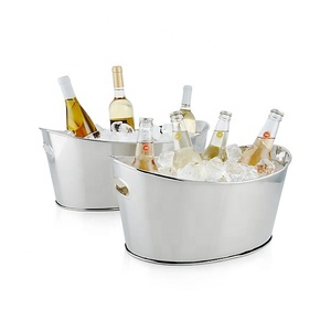 Oval <b>Beverage</b> <b>Tub</b> Wholesale Made in India Bulk Quantity High Quality for Usage Home Hotel Restaurant Indoor and Outdoor Modern - Product Image 1