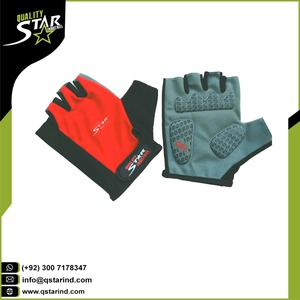 Guantes de levantamiento de pesas de fábrica directa, diseño personalizado, Palma de cuero de cabra acolchada para protección de manos, ajuste cruzado, guantes de entrenamiento para gimnasio - Product Image 4