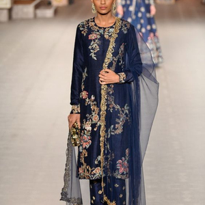 Very beautiful -trendy--Indian/Pakistani-Party-Wear heavy -Long Kurta pant -Dress for Party & Wedding wear=2020 - Product Image 1