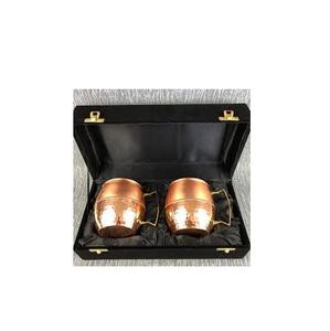 Meilleure qualité 1L cuivre massif Moscow Mule Mug Food Safe martelé Design pour Mules Café et Bière Eco-Friendly Wedding Occasion - Product Image 4