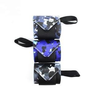 Envolturas de muñeca de levantamiento de pesas de nailon, Logo personalizado, calidad prémium - Product Image 2