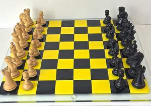 Tablero decorativo de placa de cristal de carbono ecológico, ajedrez de madera personalizado disponible con su logotipo, precio de fábrica - Product Image 3