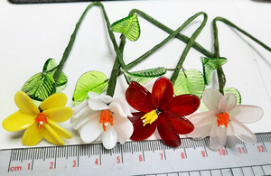 ขายส่งโรงงานโดยตรงทำด้วยมือศิลปะ Murano ดอกไม้แก้วสำหรับวันวาเลนไทน์ - Product Image 5