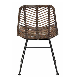 Ramona เก้าอี้หวายพร้อมขาเหล็กล้มได้สามารถวางซ้อนกันได้สูง - Product Image 4
