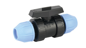 Válvula de Bola de Plástico Kexing, PP, PVC, Doble Unión, HDPE, <span class=keywords><strong>PE</strong></span>, PP, para Tubería de Agua, PN16, Accesorio de Compresión de PP - Product Image 5