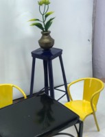 Table et chaises Miniatures en métal, mobilier de maison de poupée, ensemble de salle à manger Miniature, nouveau Design