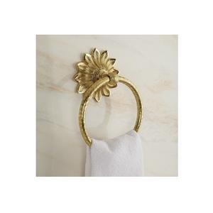 Porte-serviettes en laiton roulettes, Design moderne Simple, accessoires de salle de bains, porte-serviettes noir - Product Image 1