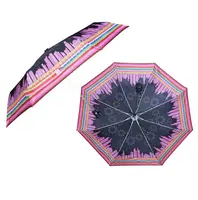 Gran oferta de China, paraguas plegable de 3 pliegues, Mini paraguas personalizado de alta calidad