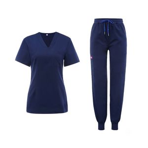 High Quality Low Price Unisex Medical Scrubs <b>sets</b> Nursing scrubs uniforms for hospital lab coats coat <b>doctor</b> patient uniform - Product Image 2