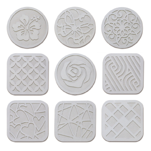 Geometric Concrete Decorative <b>Coasters</b> <b>Tile</b> Artistic Home Wall Panel Abstract Pattern - Product Image 2