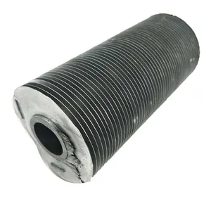 Spiral serrated fin tube welded helical finned tube for aluminum copper refrigeration parts heater and parts