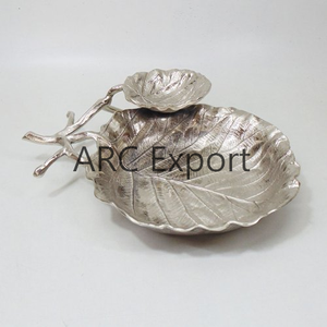 Nuevo cuenco martillado de oro clásico, diseño de hojas, Metal dorado, forma personalizada, cuenco para servir alimentos de Metal para uso en el hogar y la boda - Product Image 5