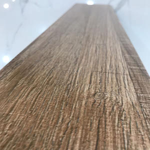 Carrelage en céramique de style moderne CMC, imitation bois de teck de balcon avec surface rugueuse pour carrelage intérieur de villa, vente en gros - Product Image 2