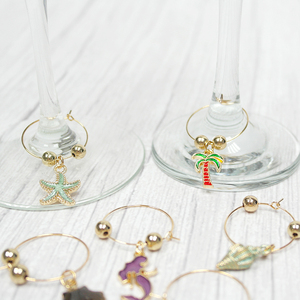 Accessoires de décoration de verre à vin breloques personnalisées en verre à vin - Product Image 6